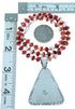 Oyster Shell Sterling Silver Navajo Bead Necklace And Pendant Set RX112974